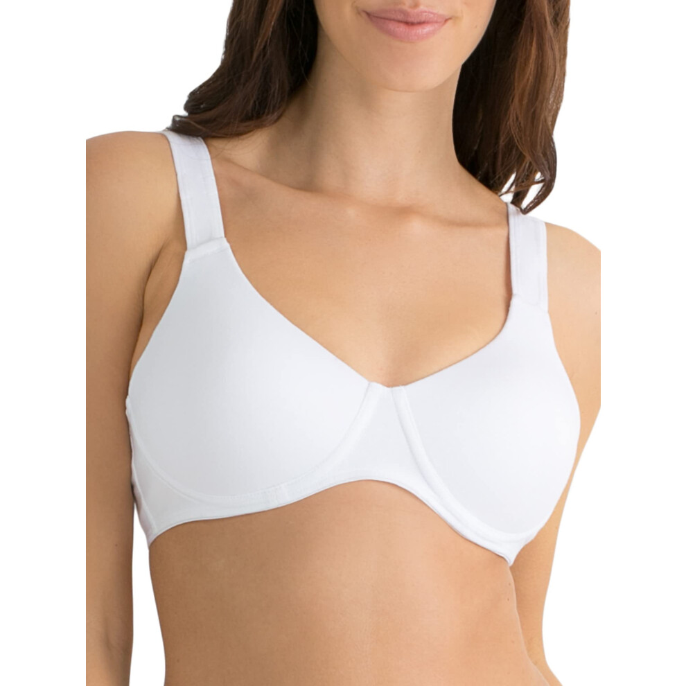 Fruit of the Loom Womens AntiGravity WireFree Bra  White  40C