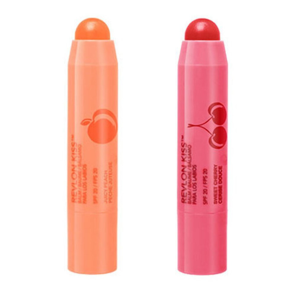 Revlon Kiss Lip Balm Juicy Peach  Sweet Cherry