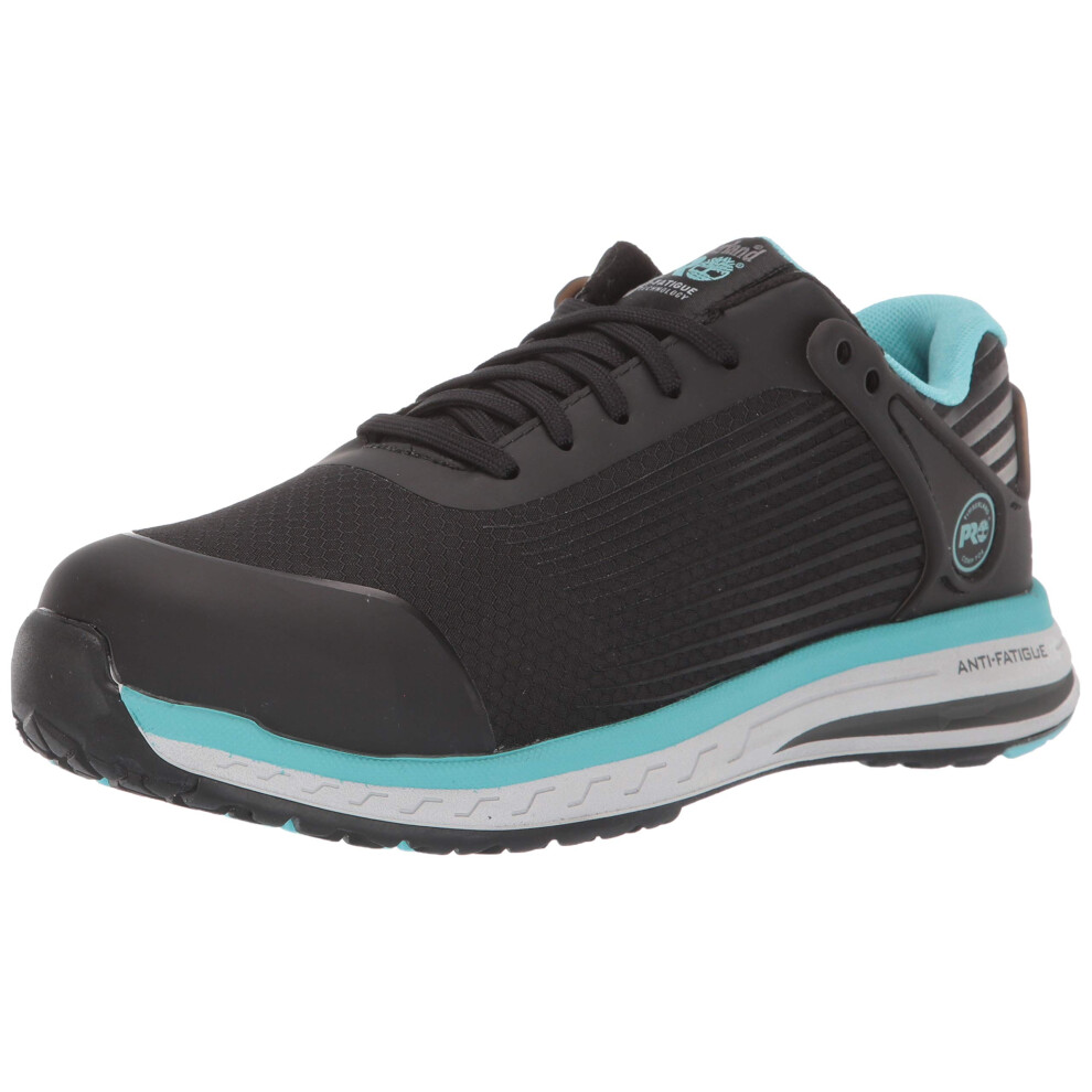 Timberland PRO Mens Drivetrain Low Composite Safety Toe Electrical Hazard NT  BlackBlue  6