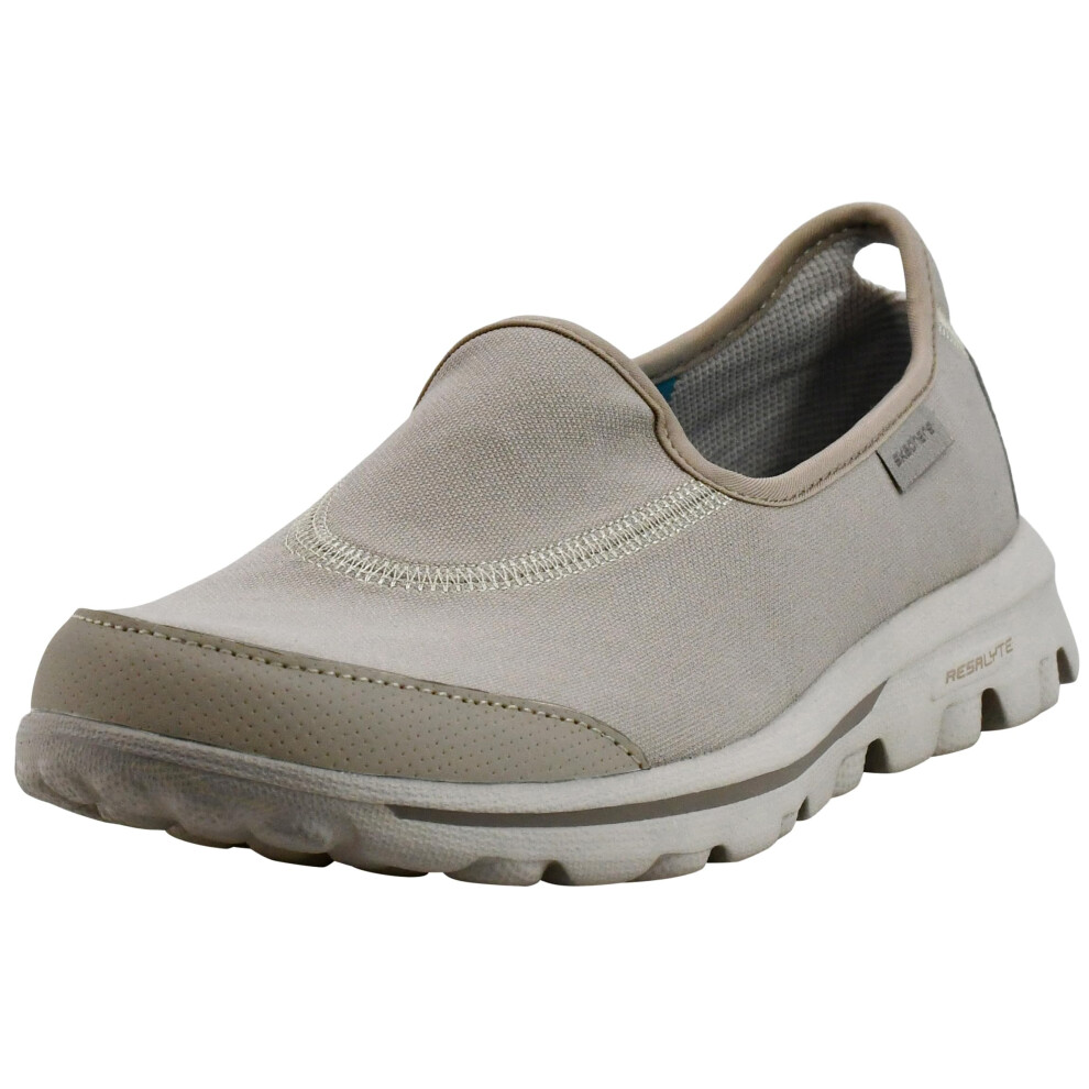 Skechers Performance Womens Go Walk SlipOn Walking Shoes  Natural  10 M US