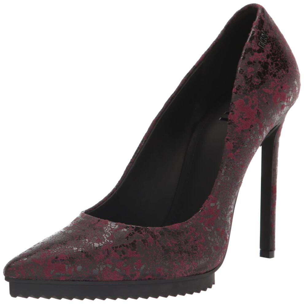 DKNY Womens Slipon Classic Pointed Toe Pump  Bordeaux  7