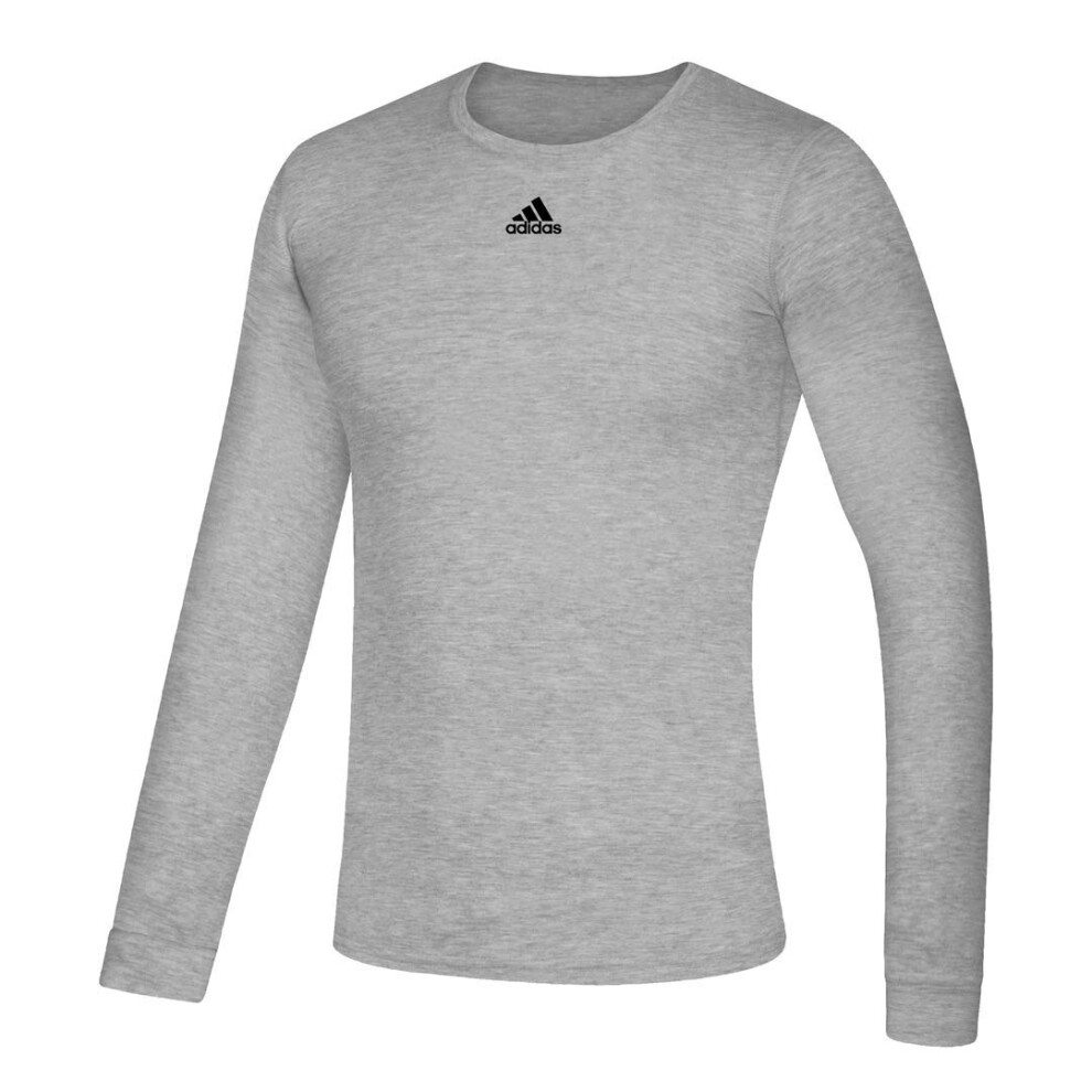 adidas Creator Long Sleeve Tee Shirt EK0130GreyBlack LG