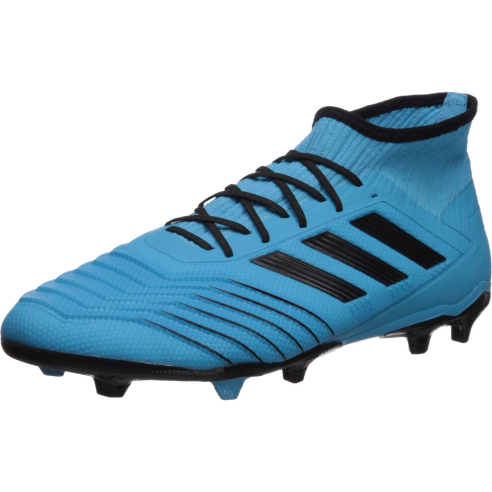 adidas Predator 192 Firm Ground Soccer Shoe mens Bright CyanBlackSolar Yellow 10