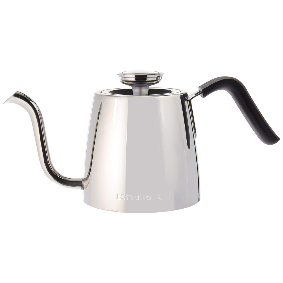 KitchenAid Precision Gooseneck Stovetop Kettle  1 Liter  Stainless Steel