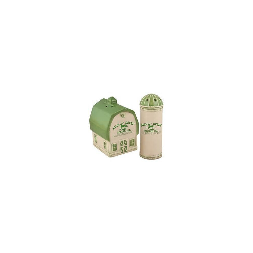 John Deere Logo Barn  Silo SaltPepper Set