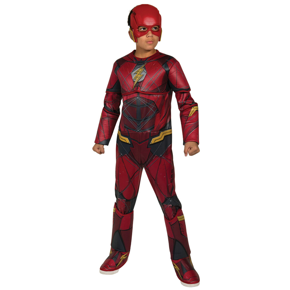 Justice League Childs Deluxe Flash Costume  Small