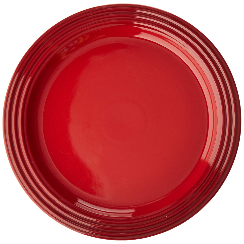 Le Creuset Stoneware Set of 4 Dinner Plates  105 each  Cerise