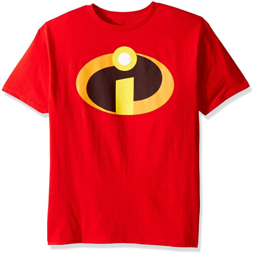 Disney Disney Pixar Το Σήμα Τ-Shirt Ηρώων (30/1 Κόκκινο, Μεγάλο)
