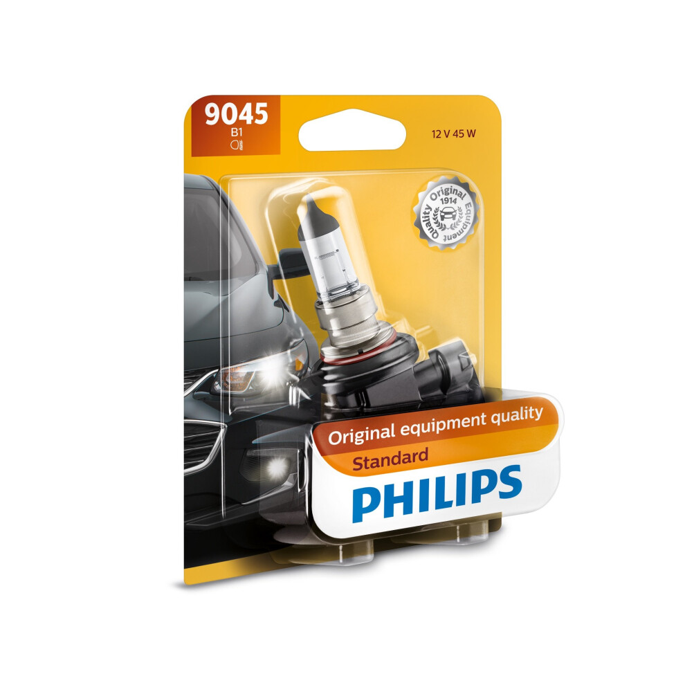 Philips Automotive Lighting 9045 Standard Halogen Headlight Bulb Pack of 1  cool white