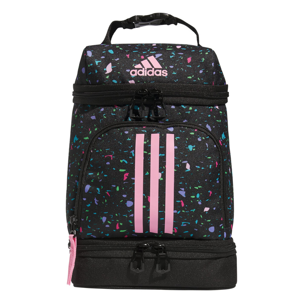 adidas Excel 2 Insulated Lunch Bag  Speckle BlackBliss Pink  One Size