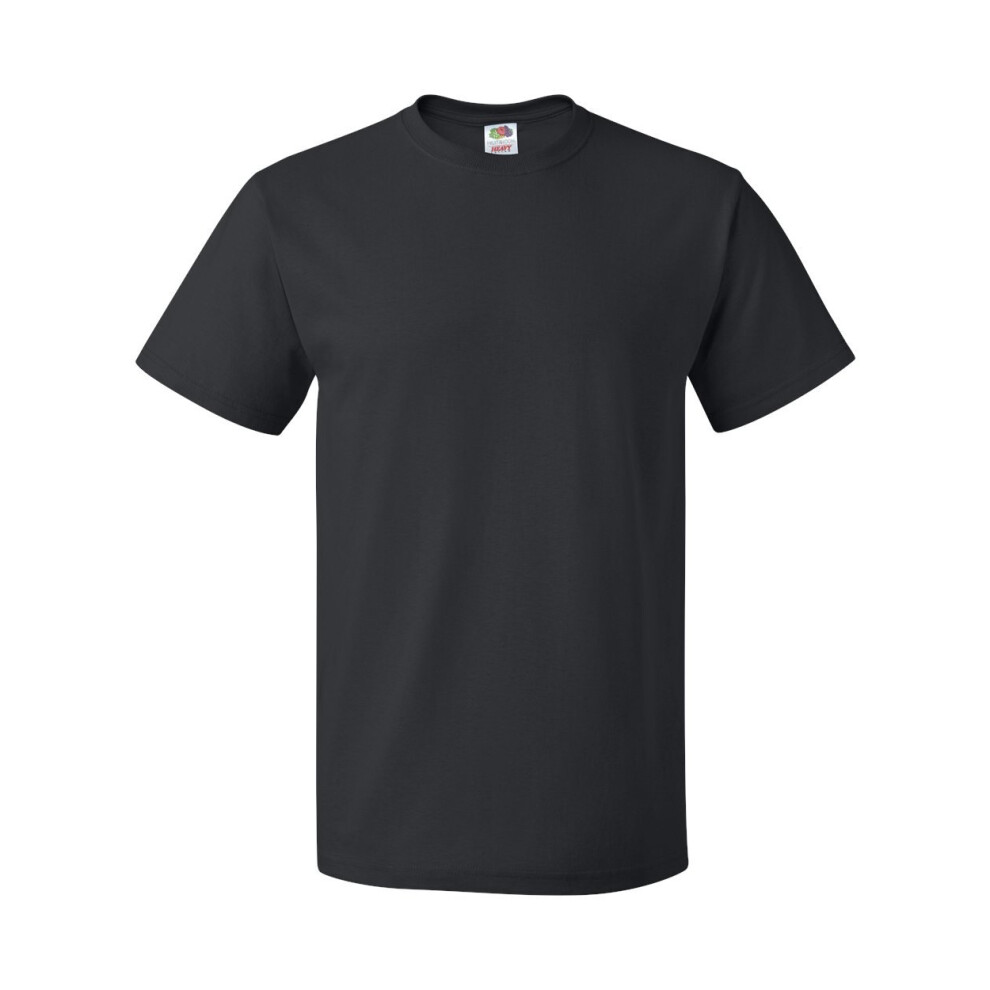 Fruit of the Loom mens 5 oz 100 Heavy Cotton HD TShirt3931BLACK5XL6PK