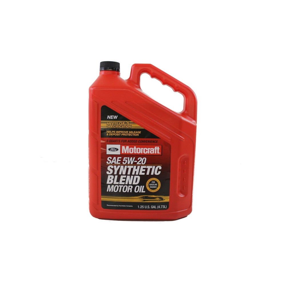 Genuine Ford Accessories XO5W205QSP SAE 5W20 Premium Synthetic Blend Motor Oil  5 Quart