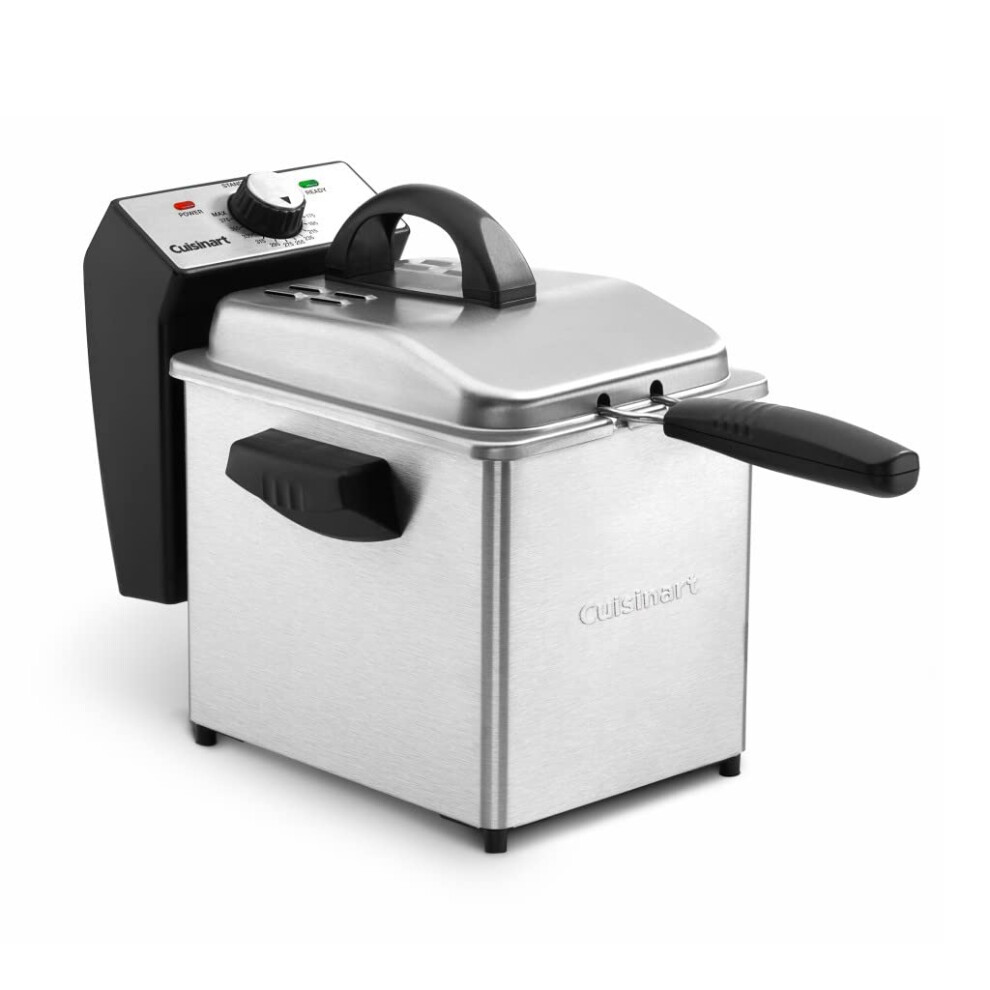 Cuisinart CDF130 Deep Fryer  2 Quart  Stainless Steel