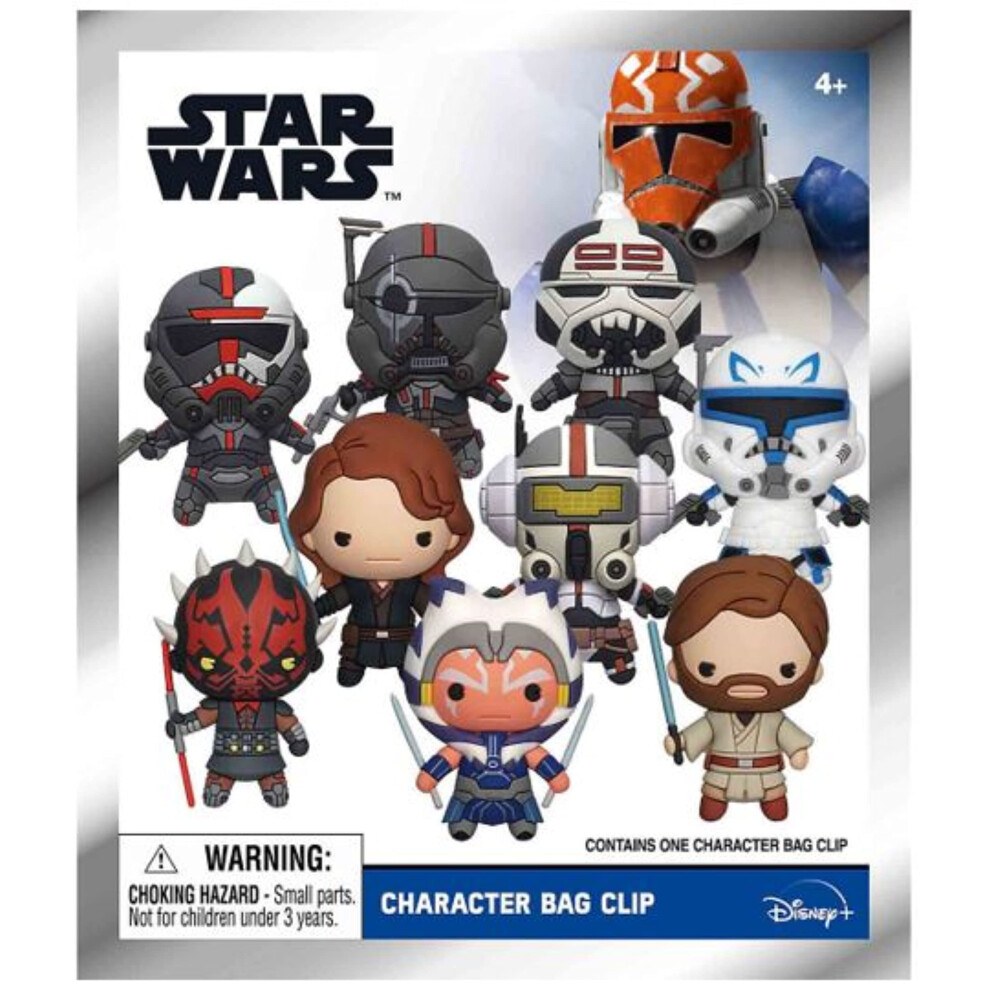 Star Wars The Clone Wars 3D Foam Bag Clip  Series 4