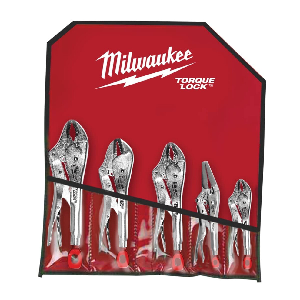 Milwaukee 5Pc Torque Lock Locking Pliers Set  Model Number 48223695