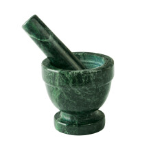 Fox Run Marmeren Mortar en Pestle, Groen, 3"