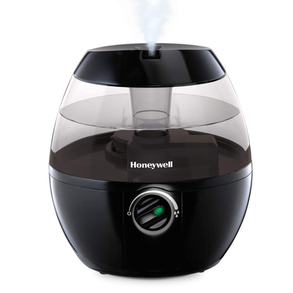 Honeywell HUL520B Mistmate Cool Mist Humidifier Black With Easy Fill Tank  Auto ShutOff  For Small Room  Bedroom  Baby Room  O