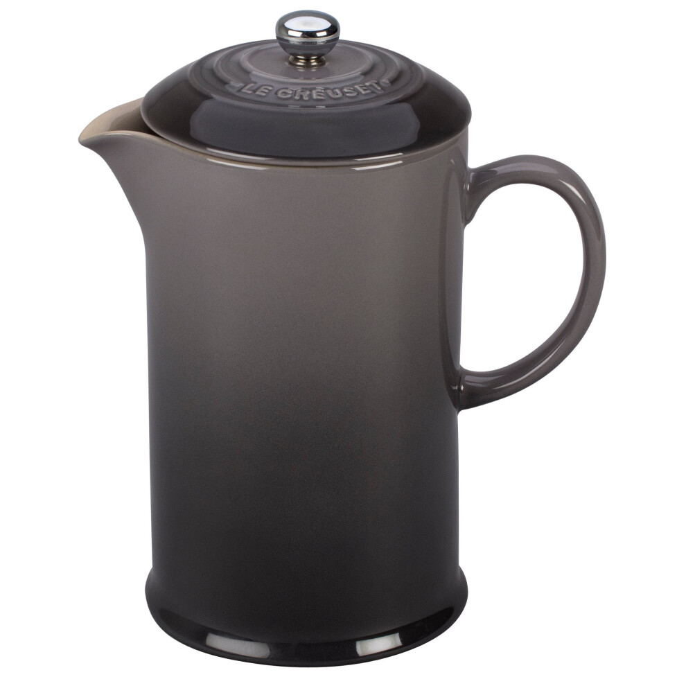 Le Creuset Stoneware French Press  34 oz  Oyster