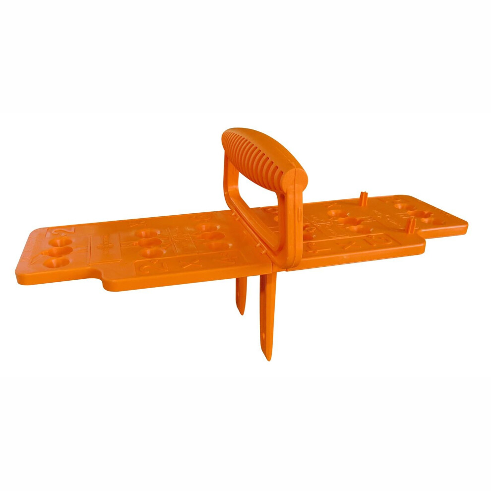 Jig-A-Deck Deck Spacer & Fastener Alignment Guide For Hardwood, Composite, Pvc And Pressure Treated Decking (2 Pack) 663807808073
