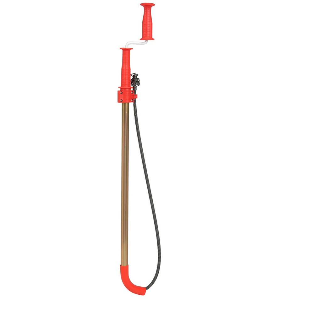 RIDGID 59802 K6DH Hybrid Toilet Snake Auger  Cable Extends to 6 with Integrated Drop Head  Manual or Cordless Drill Operated