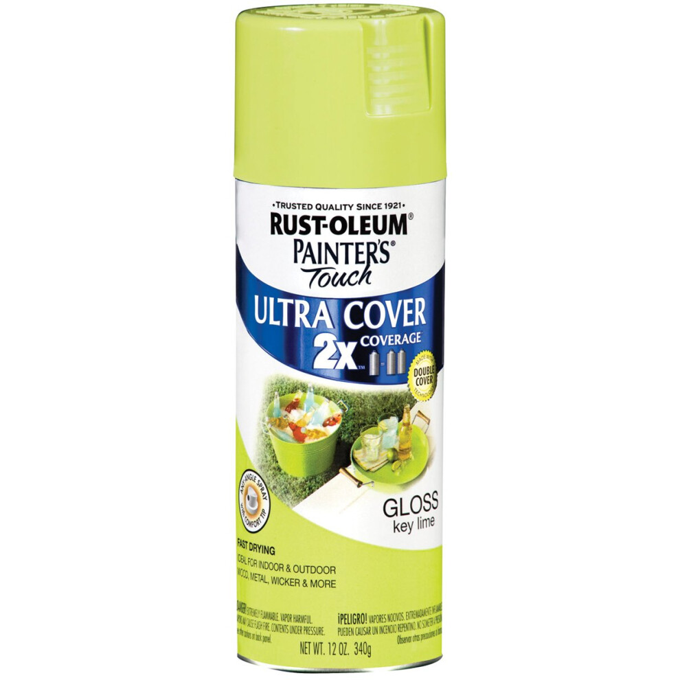 Painters Touch 249104 12 Oz Key Lime Gloss PainterS Touch Spray Paint