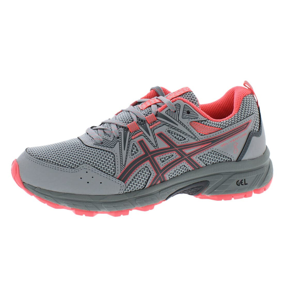 ASICS Womens GELVENTURE 8 Running Shoes  6  PIEDMONT GREYBLAZING CORAL