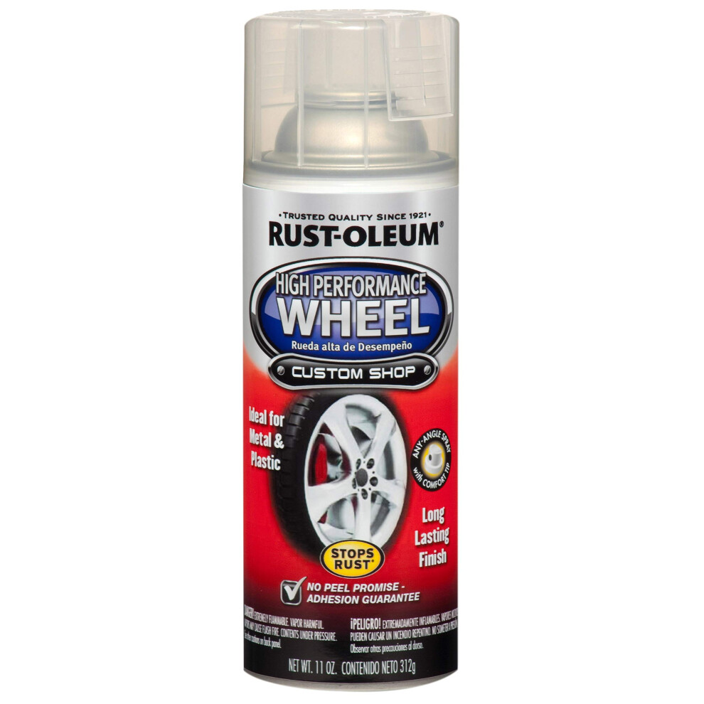 RustOleum 248929 High Performance Wheel Spray Paint  11 oz  Clear