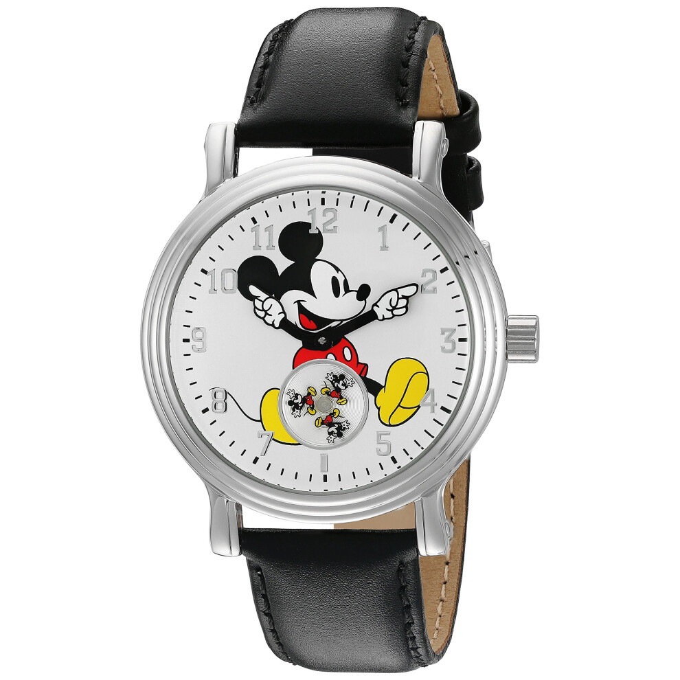 Disney Mickey Mouse Adult Vintage Articulating Hands Analog Quartz Watch