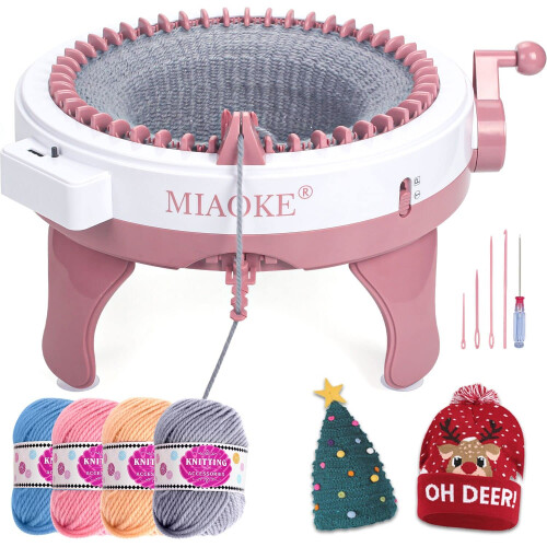 SENTRO Knitting Machine 48 Needles, Spinning Crochet Knitting Machin
