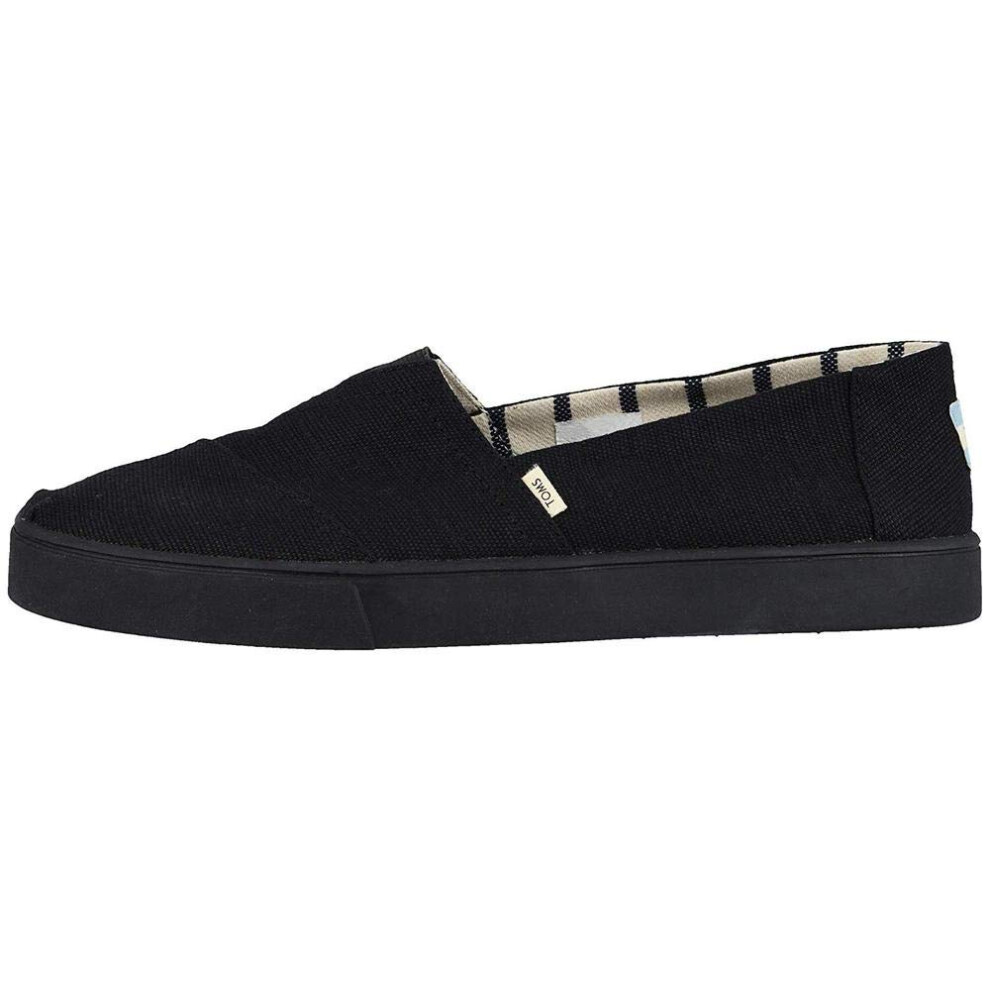 TOMS mens Alpargata Cupsole Loafer Flat  Black  85 US