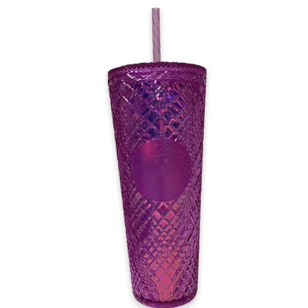 Starbucks Jeweled Purple Taffy 2023 Valentines Day Tumbler Venti 24 oz