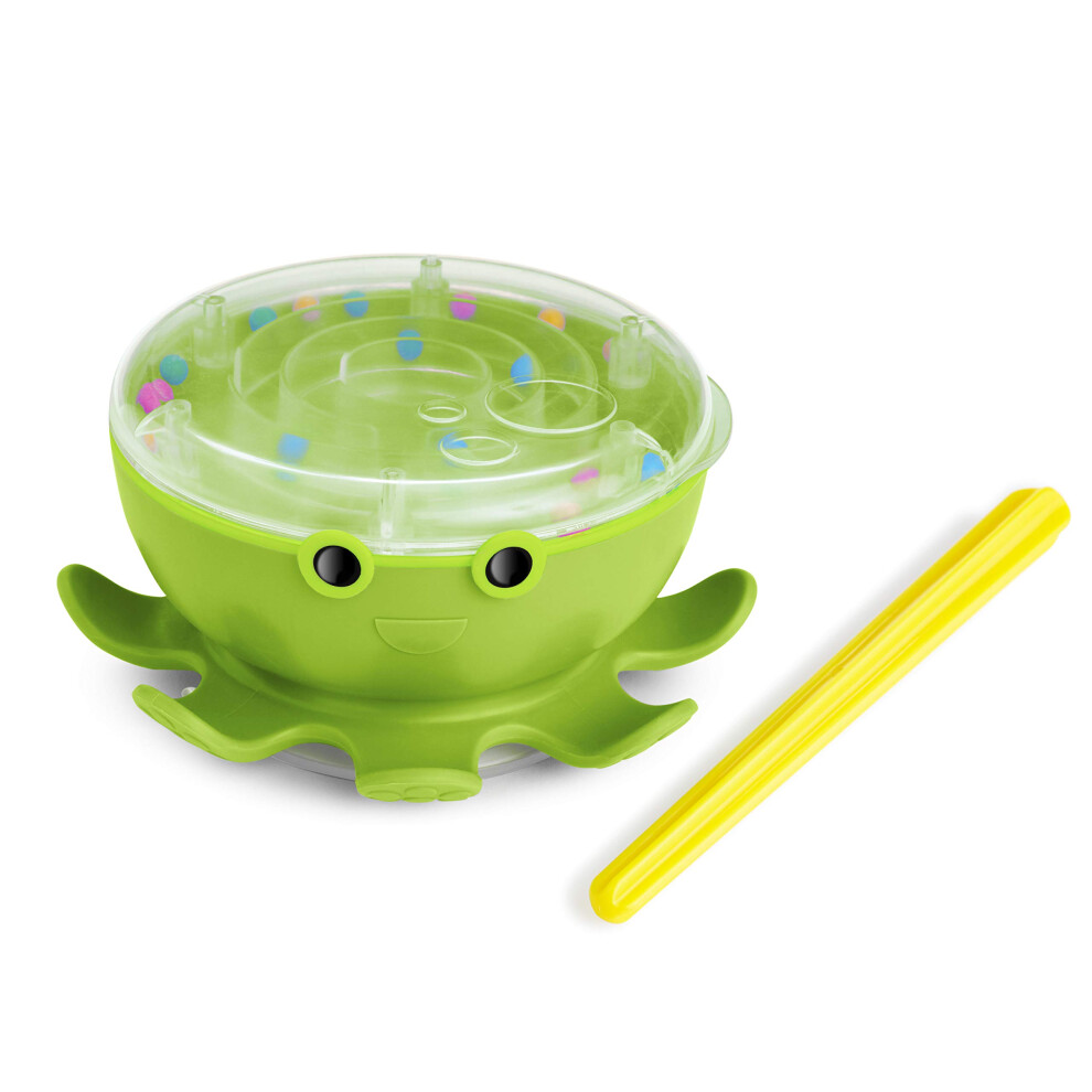 Munchkin Octodrum 3in1 Musical Toddler Bath Toy Drum  Tambourine and Maze  Green