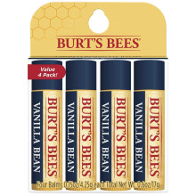 Burt's Bees 100% Natuurlijke Lipbalsem, Vanillebonen - 4 Tubes