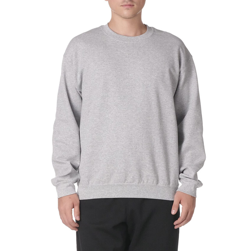 Gildan DryBlend Adult Crew Neck Sweatshirt  Sport Grey  XLarge