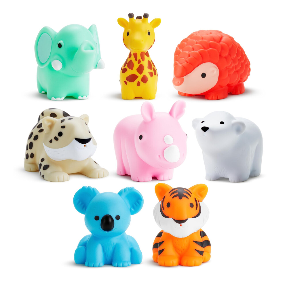 Munchkin Wild Animal Baby and Toddler Bath Toy Squirts  8 Pack