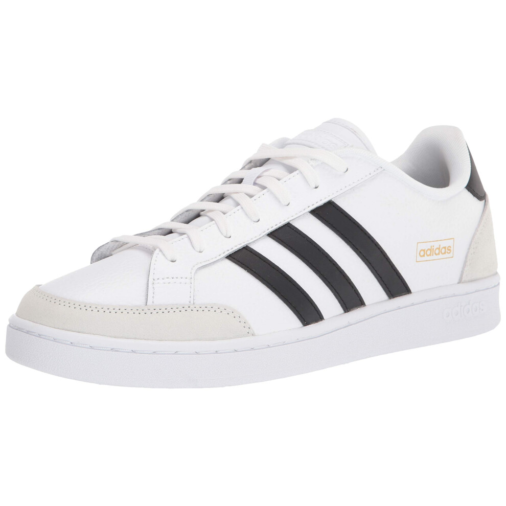 adidas Mens Grand Court SE Tennis Shoe  WhiteBlackOrbit Grey  8