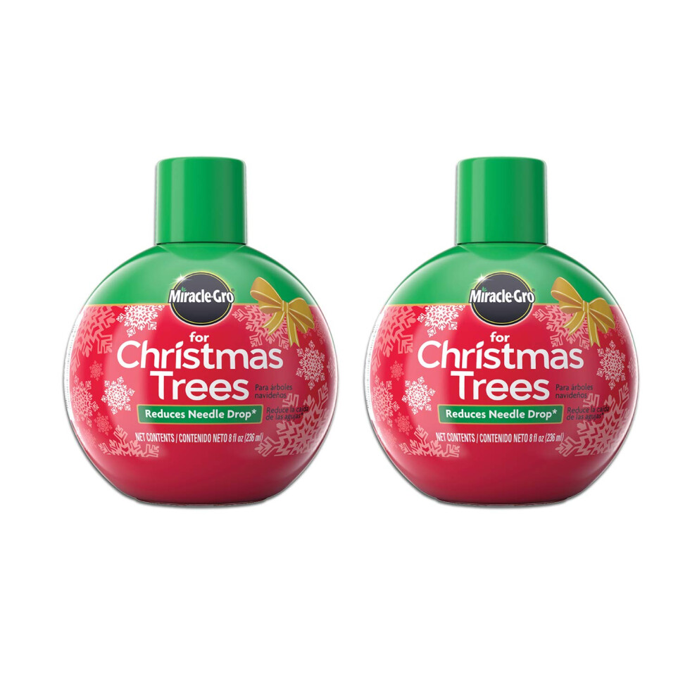 MiracleGro for Christmas Trees Plant Food  Hydrates Trees and Keeps Christmas Trees Green All Holiday Season  2Pack