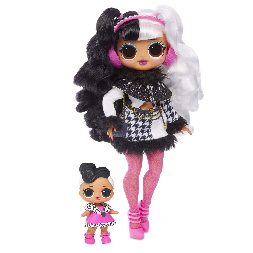 LOL Surprise OMG Winter Disco Series With Exclusive Dollie Fashion Doll And 25 Surprises Including Her Little Sister Dollface  F