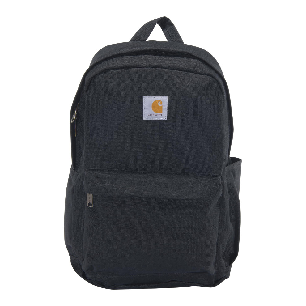 Carhartt 21L Backpack  Durable WaterResistant Pack with Laptop Sleeve  Black  One Size