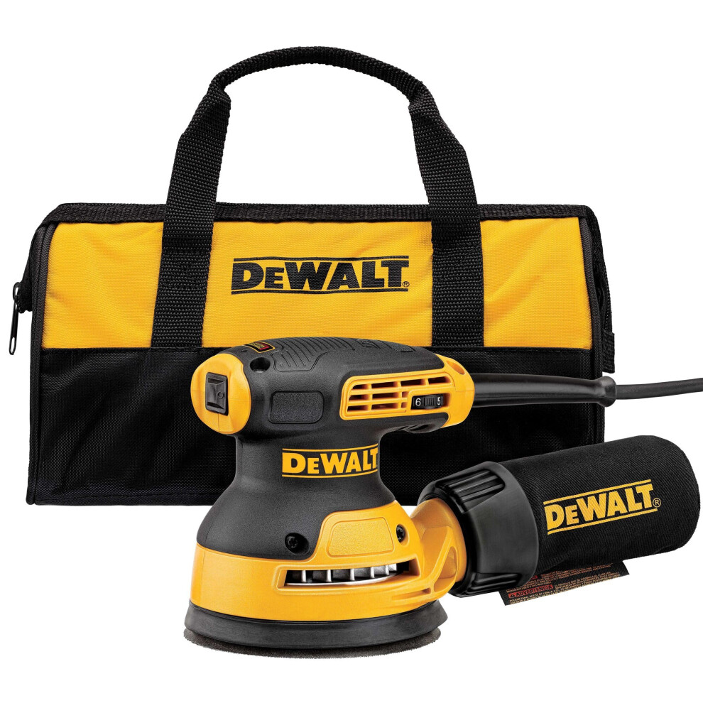 DEWALT Orbital Sander Kit  5Inch  Variable Speed DWE6423K