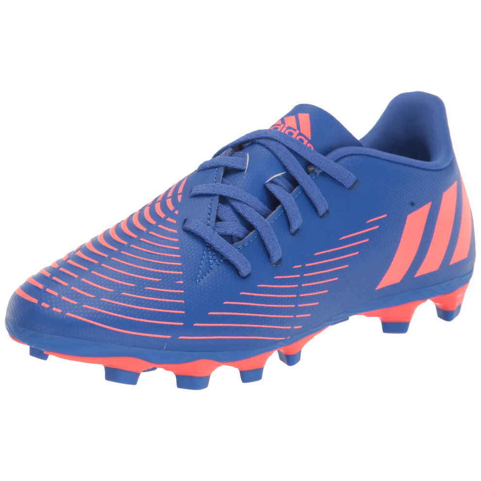 adidas Unisex Predator Edge4 Flexible Ground Soccer Shoe  HiRes BlueTurboBlue  10 US Men