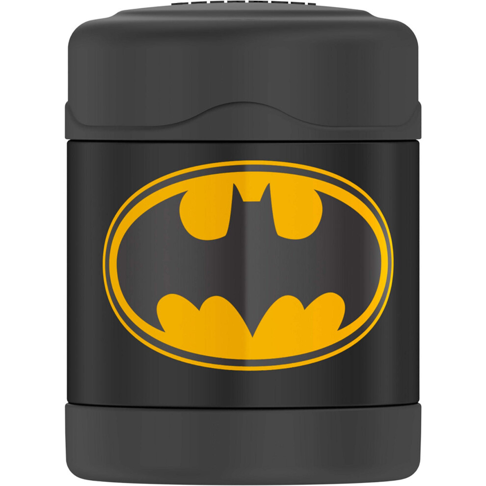 THERMOS FUNTAINER 10 Ounce Stainless Steel Vacuum Insulated Kids Food Jar  Batman