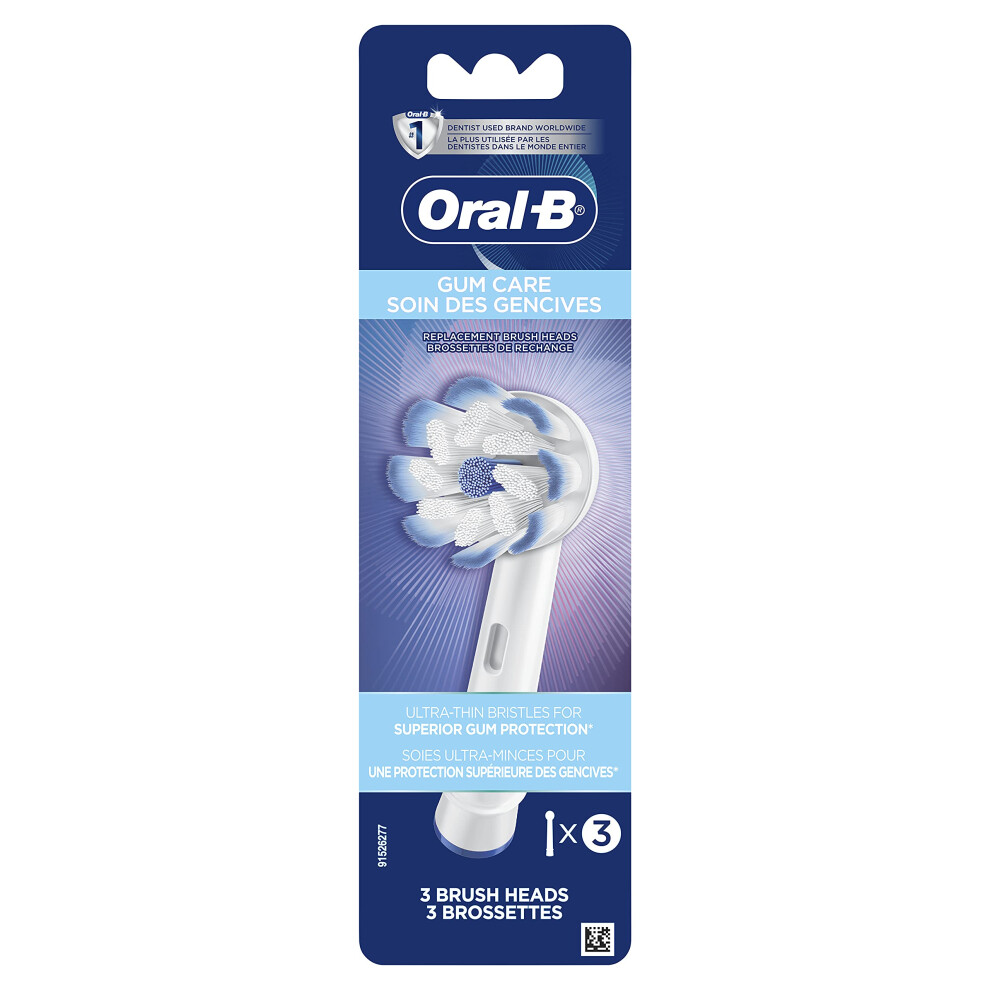 OralB Gum Care Electric Toothbrush Replacement Brush Heads  3 Count