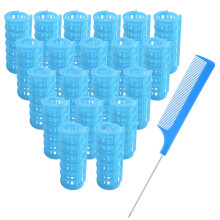 20PCS Plastic Haarrollers Set 2.5cm/1in Hitloze Rollers Haar Krullers Zelfklevende Rollers