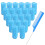 20PCS Plastic Haarrollers Set 2.5cm/1in Hitloze Rollers Haar Krullers Zelfklevende Rollers 1