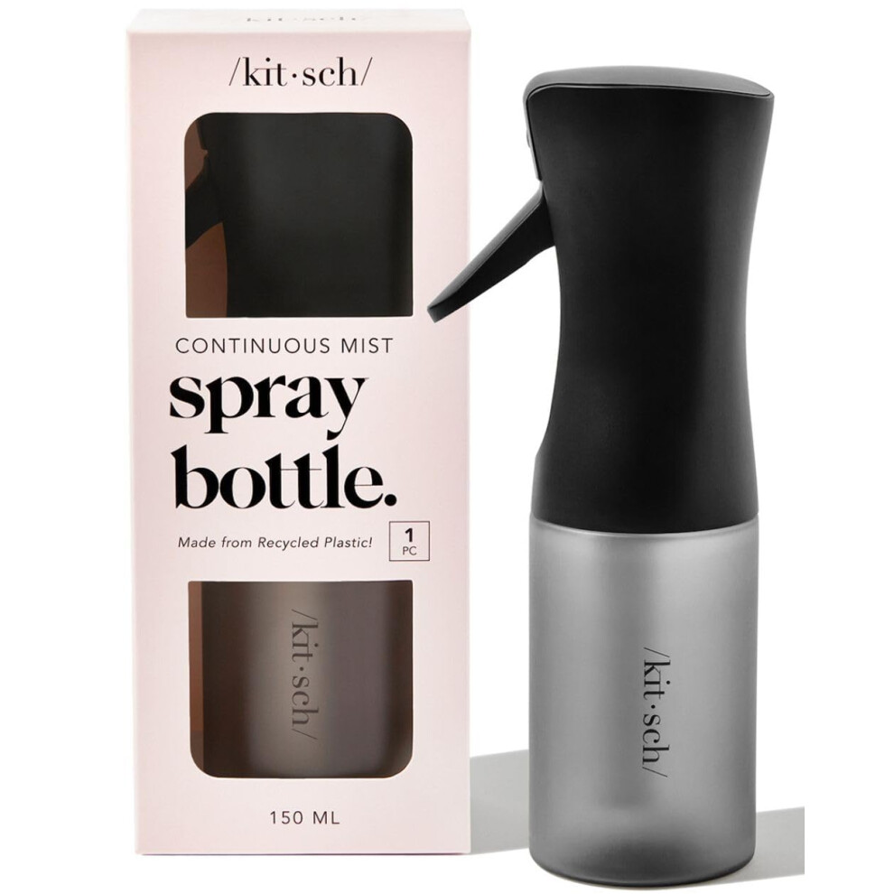 Kitsch Unisex Spray Bottle For Hair Continuous Water Mister With Ultra Fine Mist For Hairstyling Barbers Salons Cleaning Plants