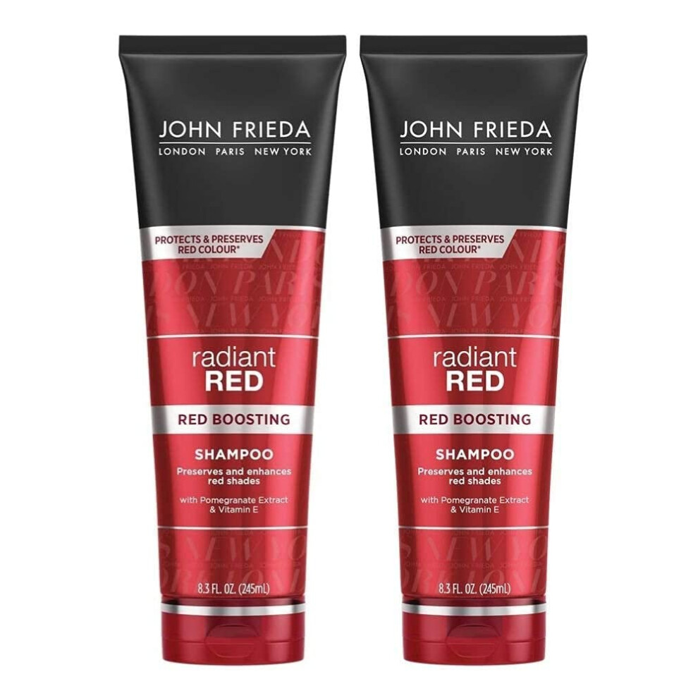 John Frieda Radiant Red  Colour Protecting Shampoo  83 Fl Oz Pack of 2