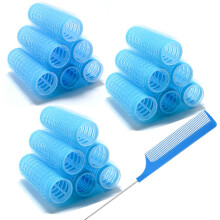 ZMD 18-delige Zelfklevende Kleine Haarrollers, Plastic Haarrollers Voor Het Stylen Van Krullen