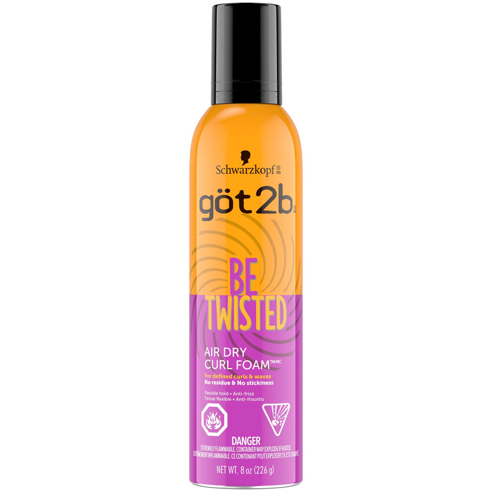 Got2b Be Twisted Air Dry Curl Foam  8 oz