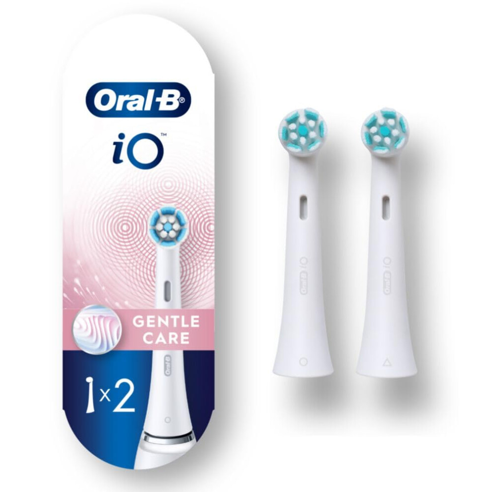 OralB iO Gentle Care Replacement Brush Heads  Electric toothbrush Brush Heads  White  2 Count